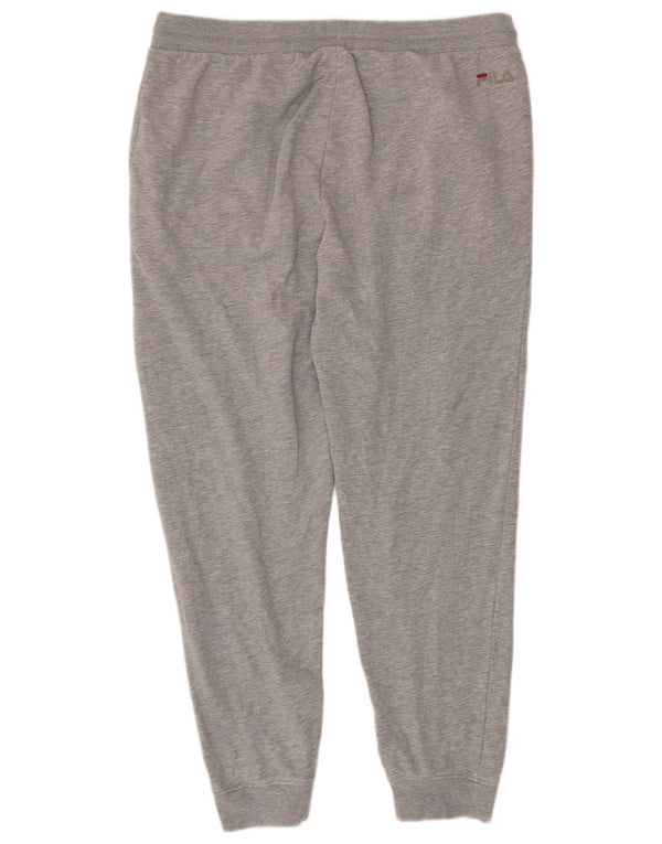 Męskie spodnie dresowe Fila Joggers 2XL Szara bawełna w plamki
