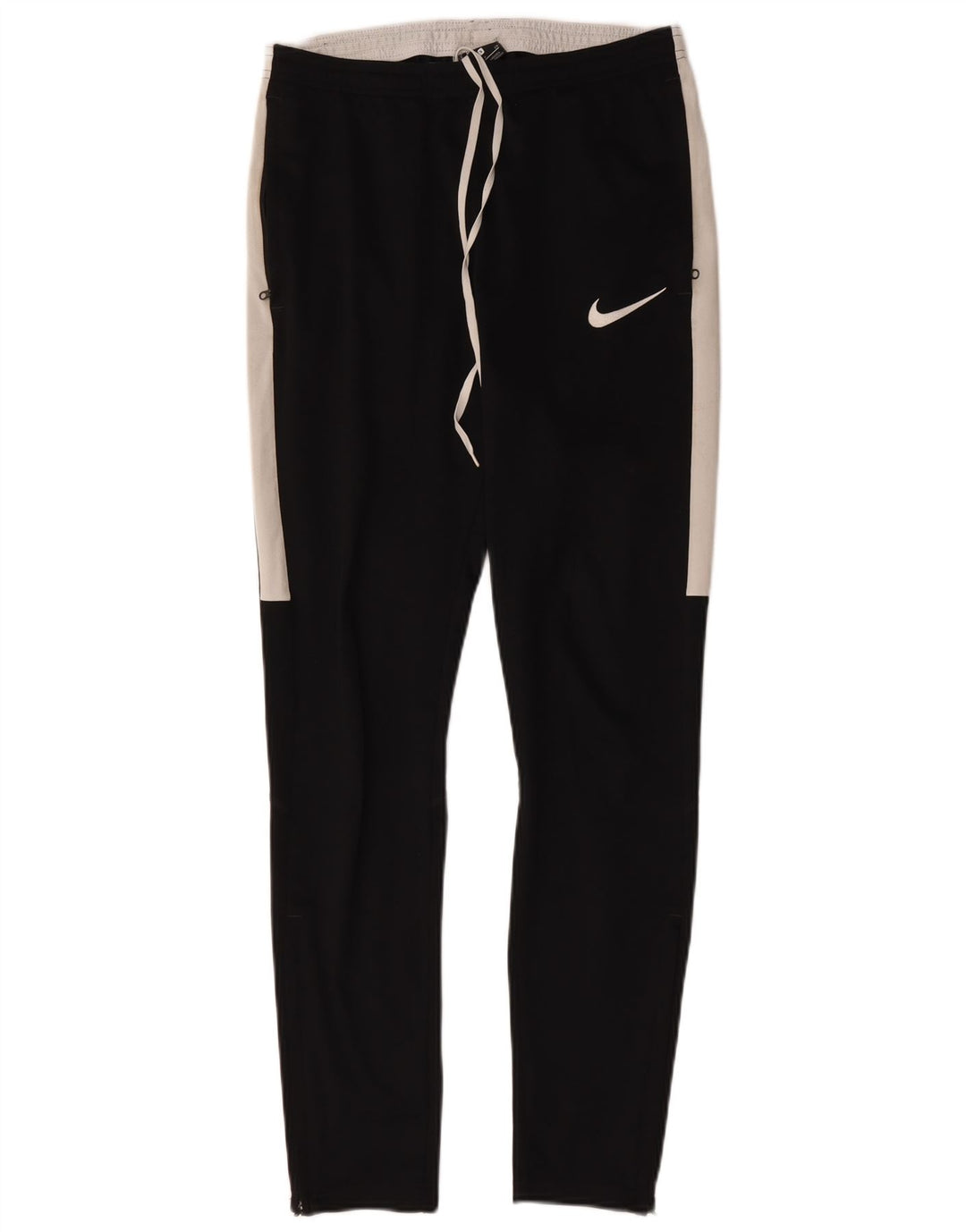 Damskie spodnie dresowe Nike UK 10, małe, czarne, z blokami kolorów, poliestrowe