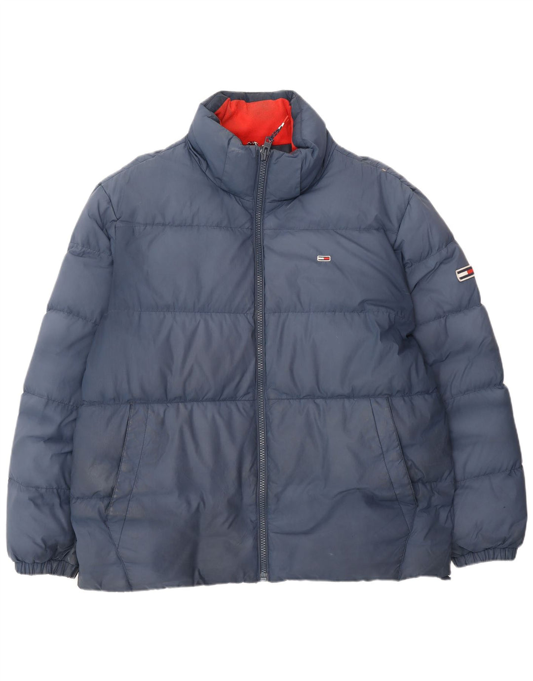 Męska ocieplana kurtka Tommy Hilfiger UK 42 XL, granatowa, poliester