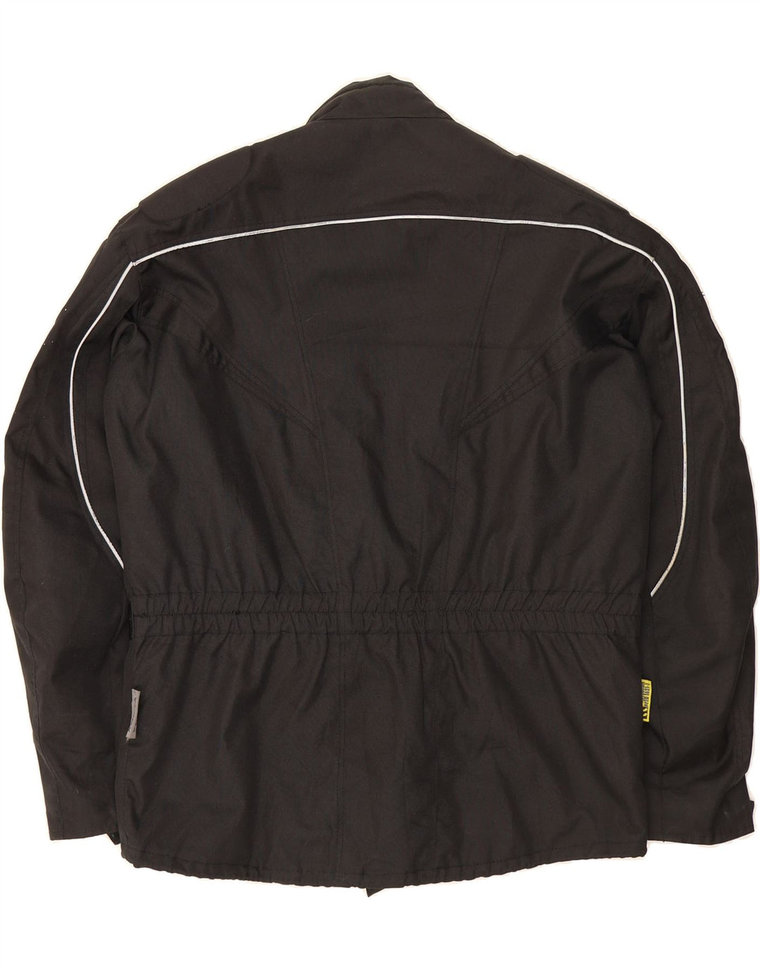 ROLEFF Mens Graphic Racer Jacket UK 42 XL Black Polyester Vintage ROLEFF and Second-Hand ROLEFF from Messina Hembry 