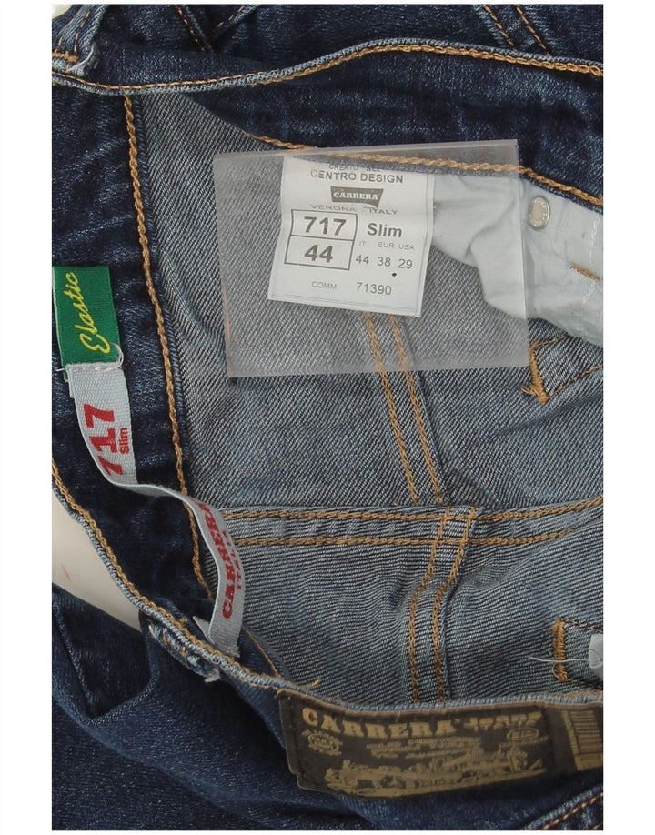 Damskie jeansy Carrera 717 Slim W29 L33 Granatowa bawełna