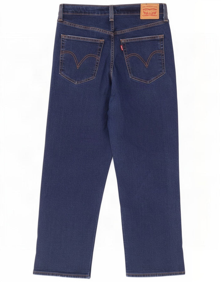 Damskie dżinsy Levi's Ribcage Straight W30 L26 niebieskie