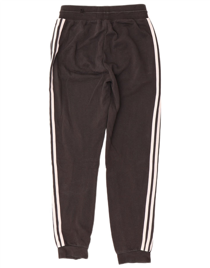 Damskie spodnie dresowe ADIDAS Joggers UK 10, małe, czarne, poliestrowe