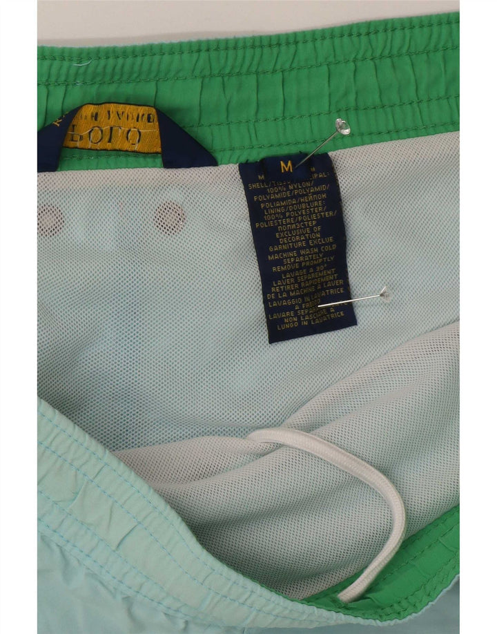 Męskie spodenki kąpielowe Polo Ralph Lauren, średni niebieski nylon
