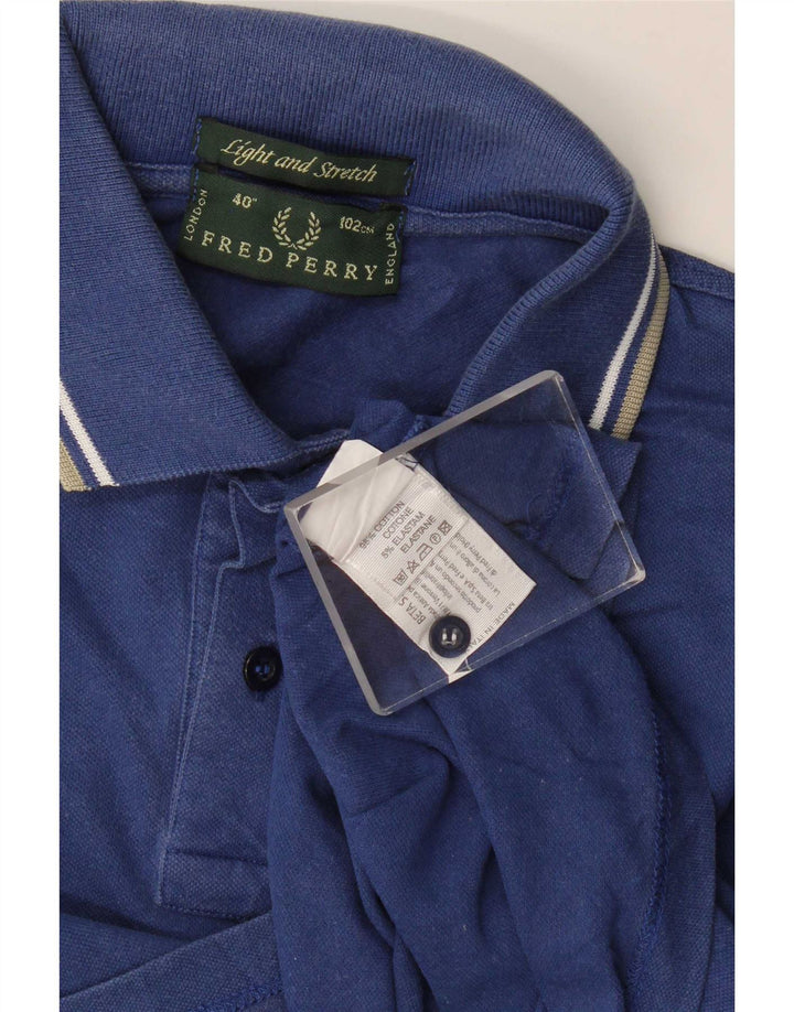 Męska koszulka polo Fred Perry, mała, bawełniana w granatowe paski