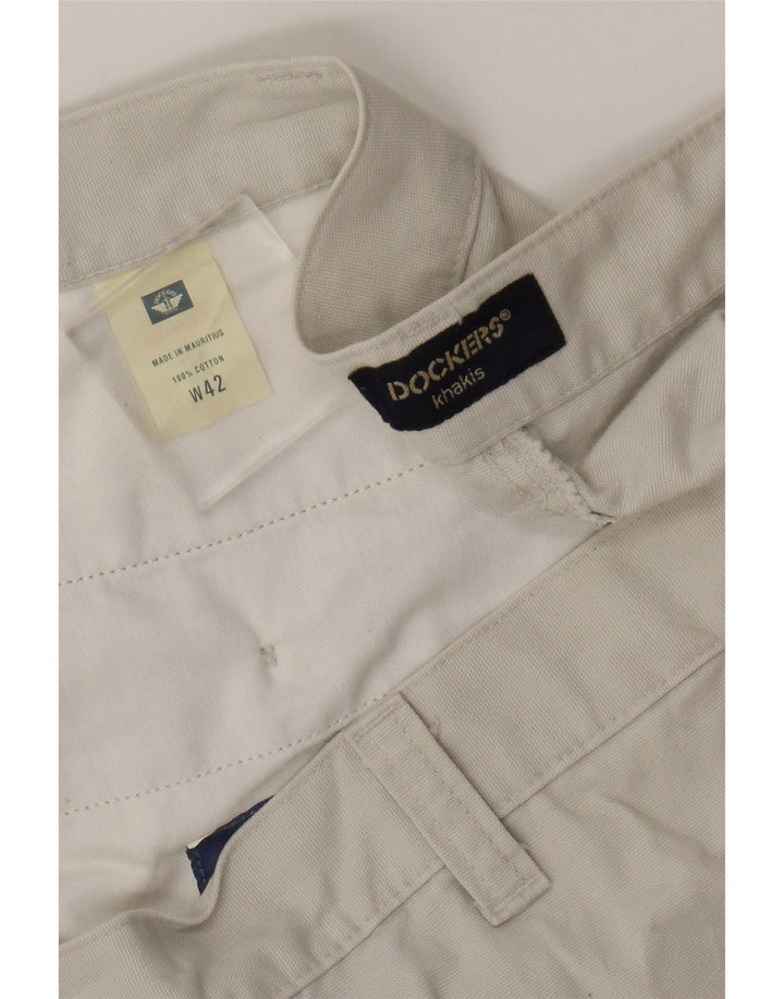 Męskie spodenki cargo Dockers khaki W42 2XL beżowa bawełna