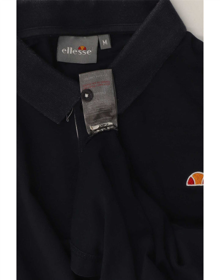 Męska koszulka polo Ellesse, średnia, granatowa, bawełniana