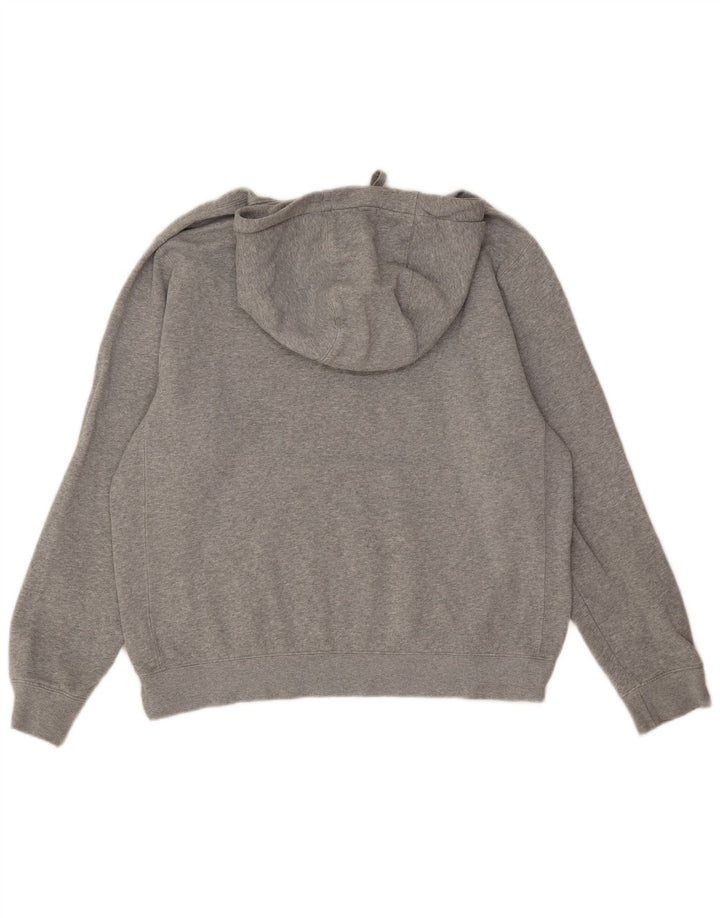 Męska bluza z kapturem Nike, średnia, szara, bawełniana nakrapiana