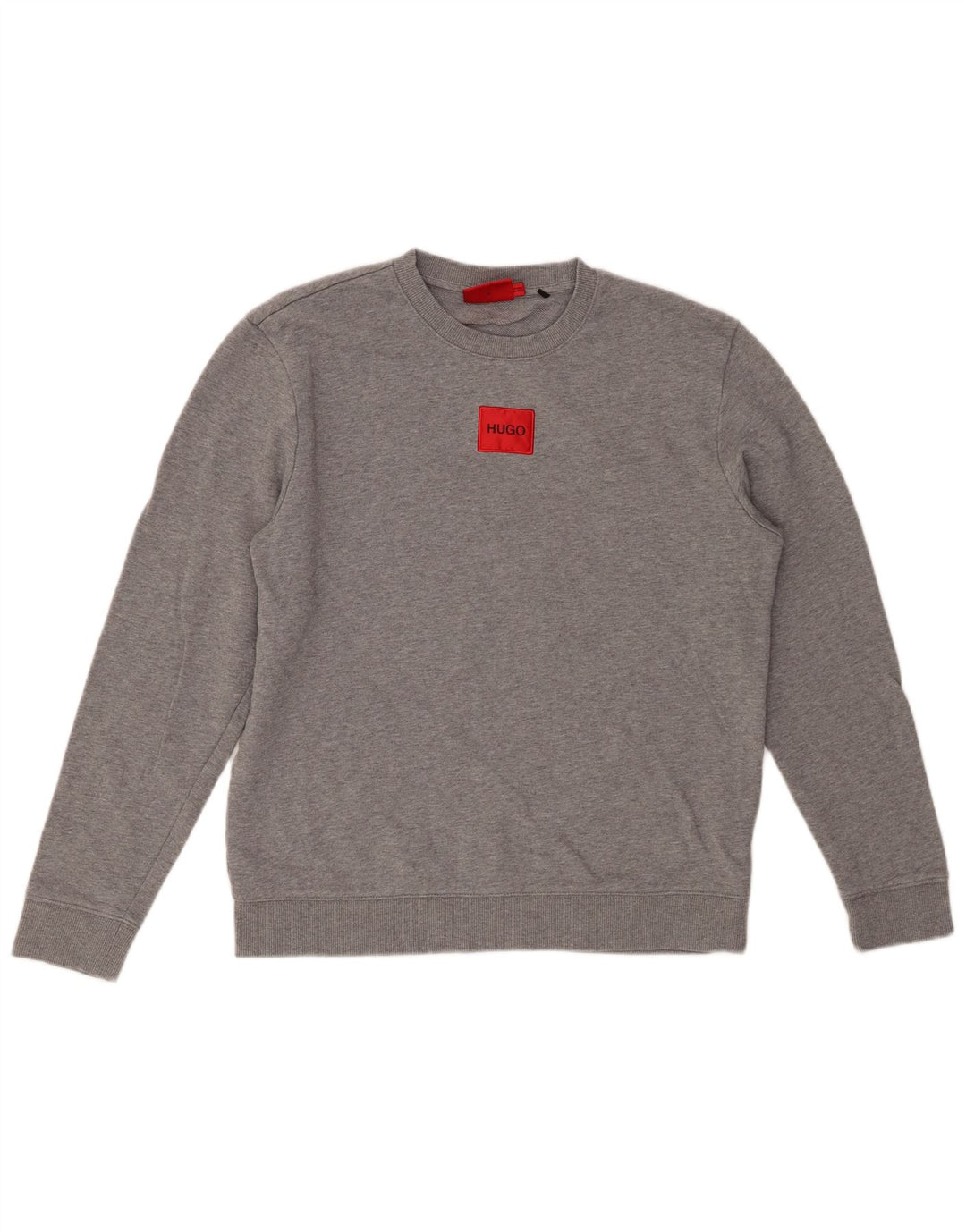 Damska bluza HUGO BOSS UK 14, średnia, szara, nakrapiana bawełna
