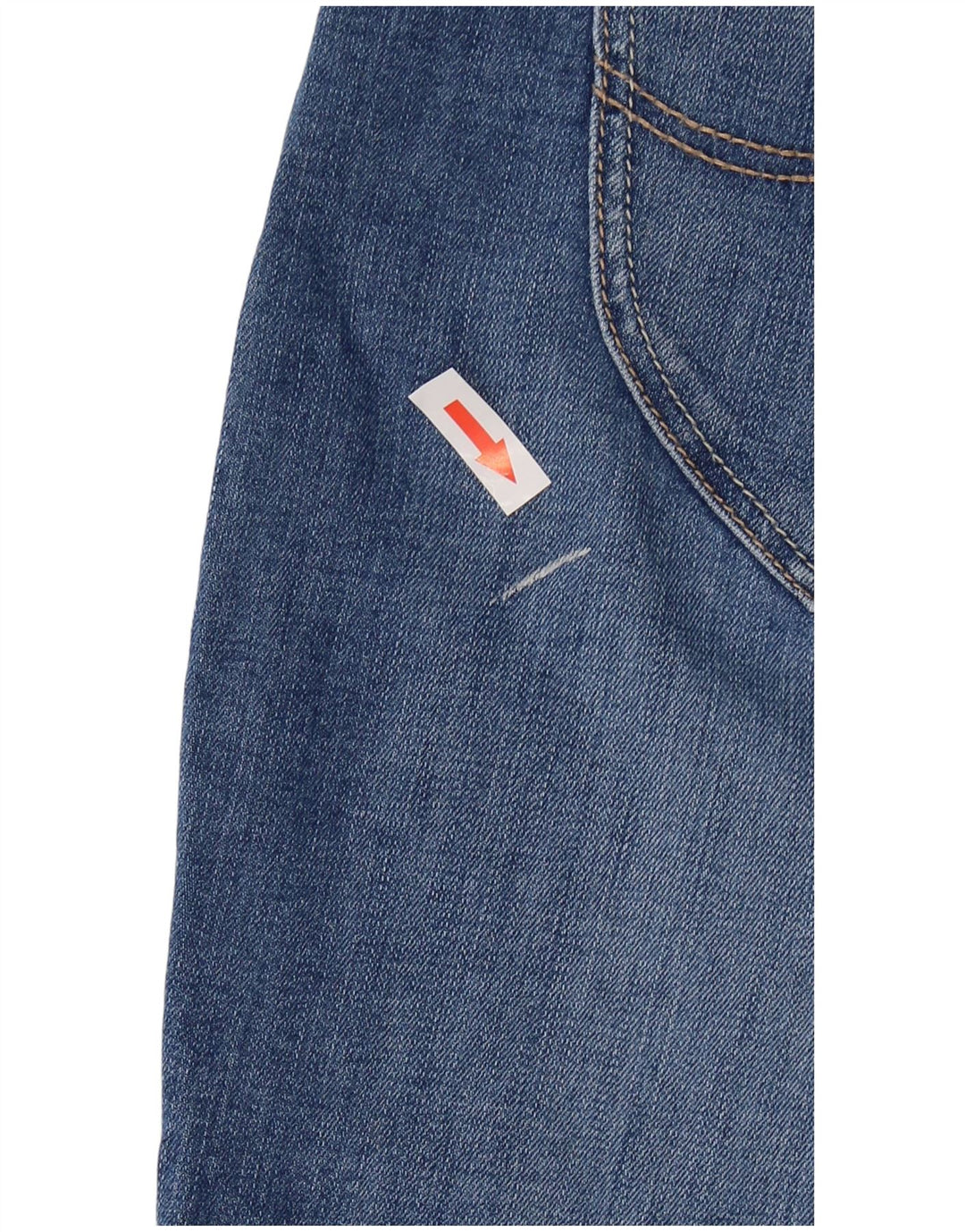 Damskie spodenki jeansowe LEE Riders Mid Rise Bermudy US 10 Large W30 Blue