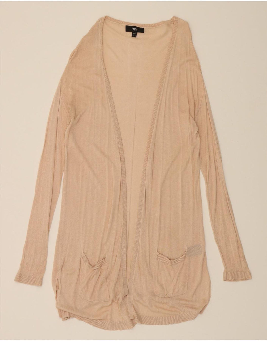 MOSSIMO Womens Open Cardigan Sweater UK 18 XL Pink Rayon Vintage Mossimo and Second-Hand Mossimo from Messina Hembry 