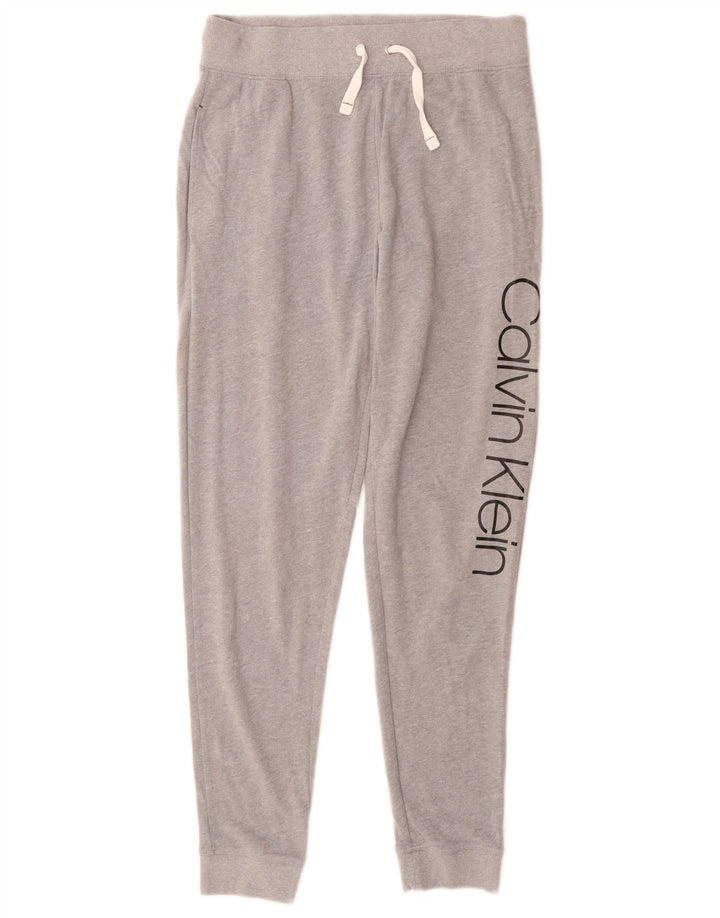 Damskie spodnie dresowe Calvin Klein Graphic Joggers UK 10 Small Grey
