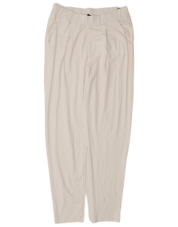 Marks & Spencer Damskie zwężane spodnie Chino UK 12 Medium W30 L30 Białe