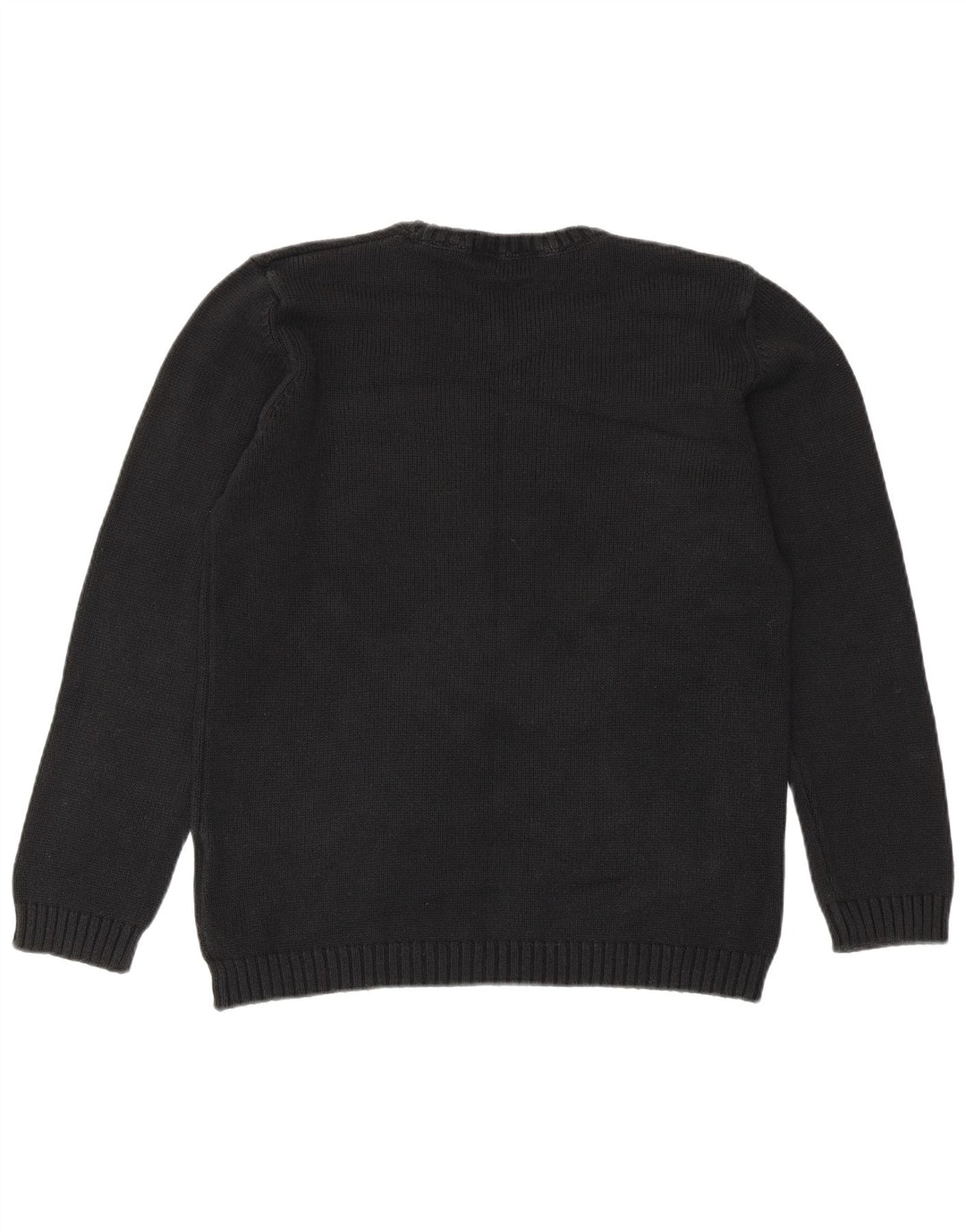 Marks & Spencer Damski sweter oversize z okrągłym dekoltem, UK 10, mały, czarny