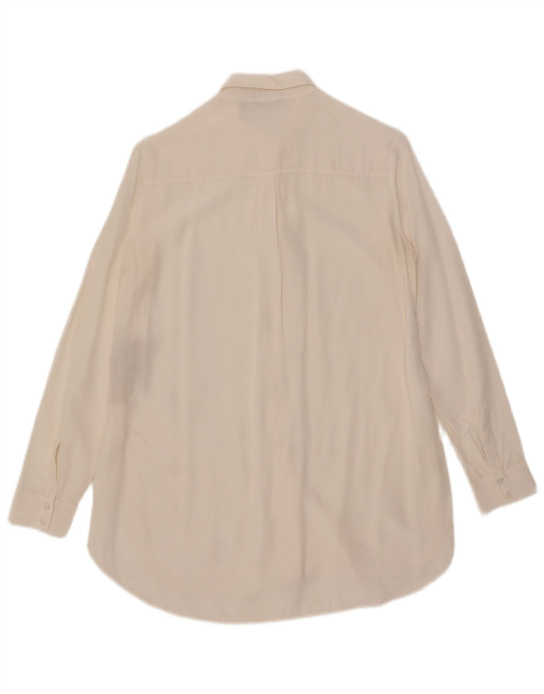 Damska bluzka koszulowa Massimo Dutti EU 36 XS, biały jedwab