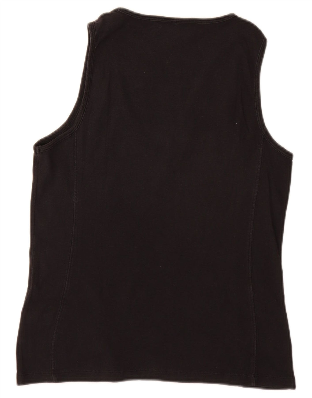 Damska kamizelka Champion Heritage Fit Top UK 14, duża, czarna bawełna