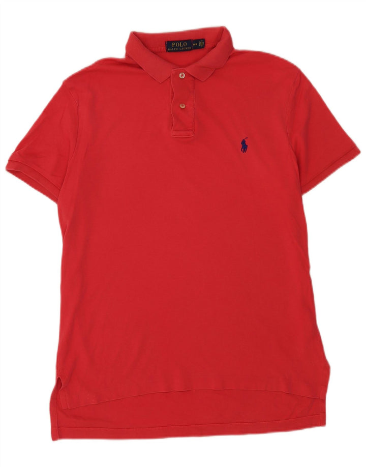 Męska koszulka polo Polo Ralph Lauren, średnia czerwona, bawełniana