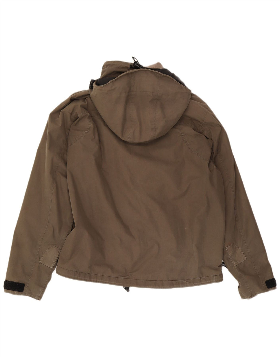 Męska kurtka wiatrówka Jack Wolfskin z kapturem UK 36/38 średni beż