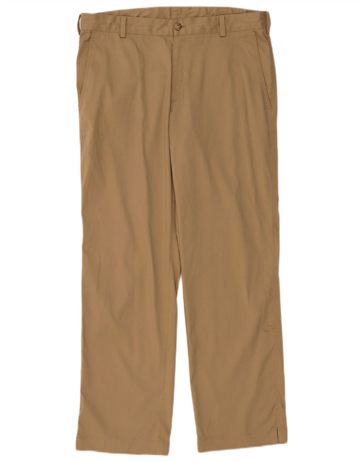 Męskie spodnie typu chino NIKE Dri Fit W34 L30 Beżowy poliester