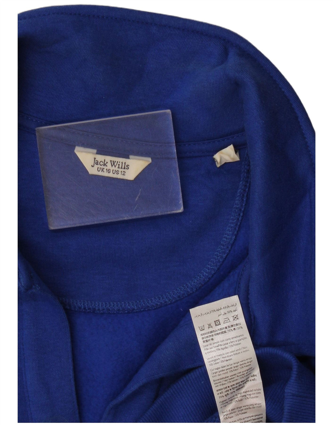 Damska bluza oversize Jack Wills Crop UK 16, duża niebieska