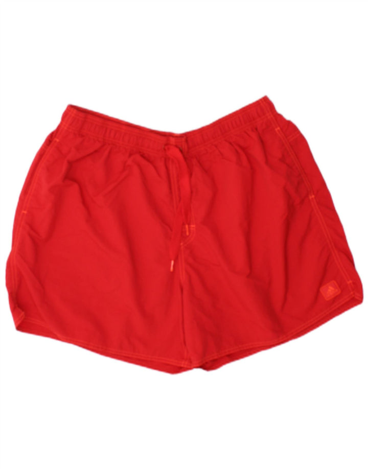 Męskie spodenki sportowe Adidas 2XL Czerwony poliamid