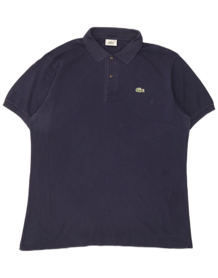 Męska koszulka polo LACOSTE, rozmiar 5, duża, granatowa, bawełniana