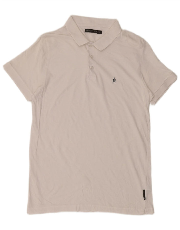 Męska koszulka polo French Connection XL, biała, bawełniana