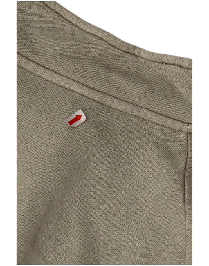 Męska bluza z zamkiem błyskawicznym REEBOK, duża bawełna khaki