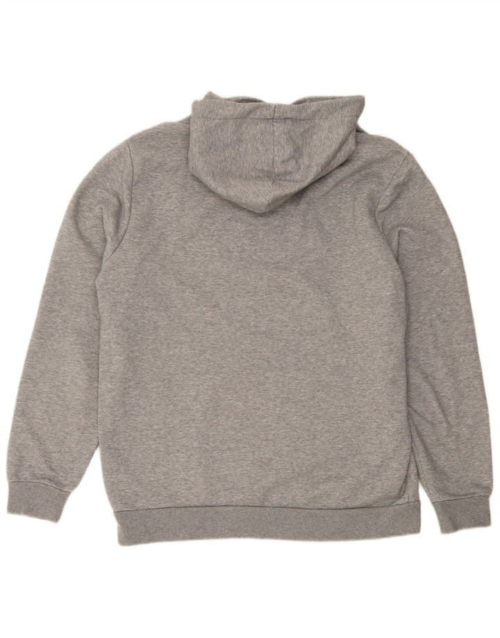Męski sweter z kapturem Puma z grafiką, duży, szary, nakrapiany