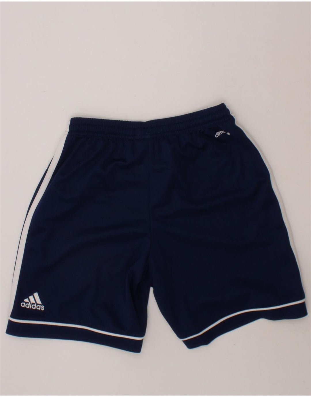 ADIDAS Boys Sport Shorts 11-12 Years  Navy Blue Polyester Vintage Adidas and Second-Hand Adidas from Messina Hembry 