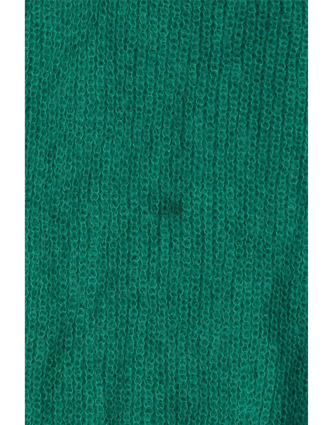 Vintage damski sweter oversize z golfem UK 18 XL zielony