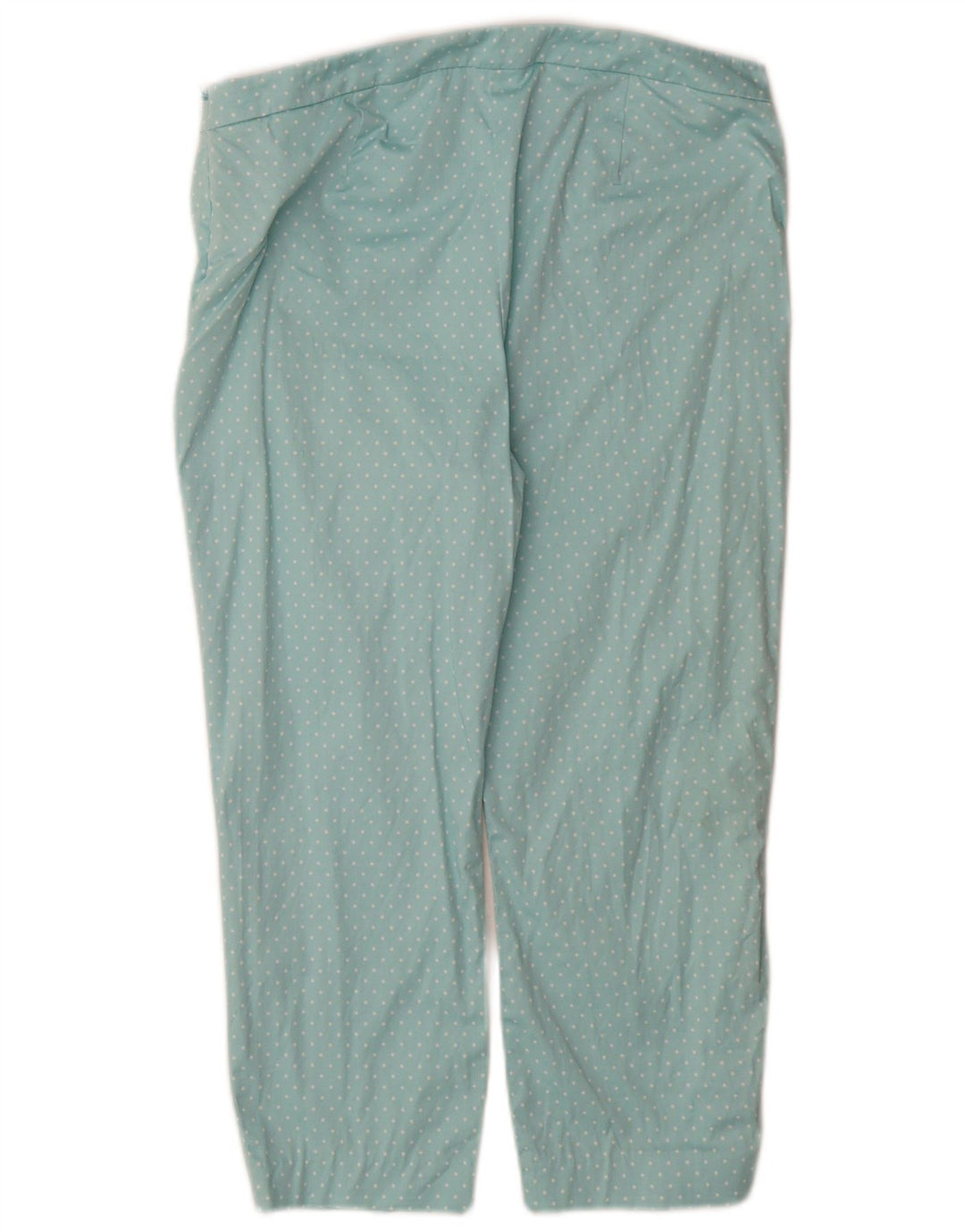 Spodnie Capri Marks & Spencer Damskie UK 14 Medium W32 L22 Turkusowe