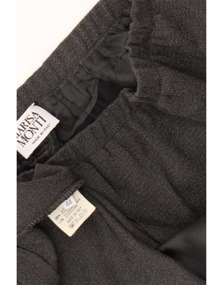 Damska spódnica midi Marisa Monti IT 44 Medium W32 Szara wiskoza