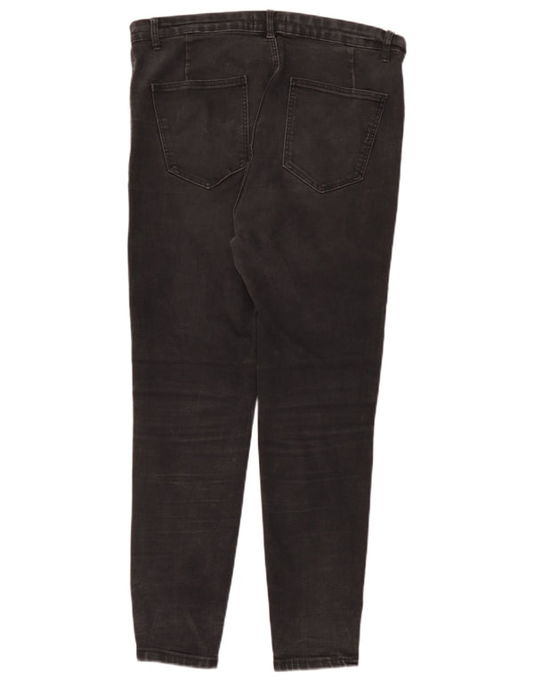 Dżinsy damskie Zara EU 46 2XL W36 L28 Czarne bawełniane