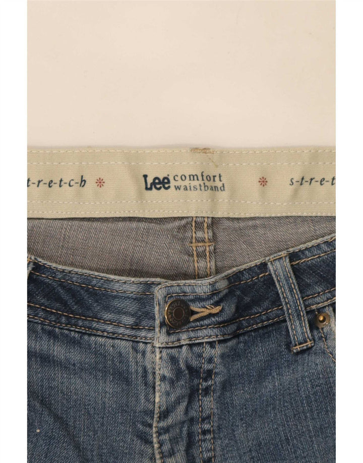 Damskie dżinsy Lee Stretch Straight W32 L30 Niebieskie