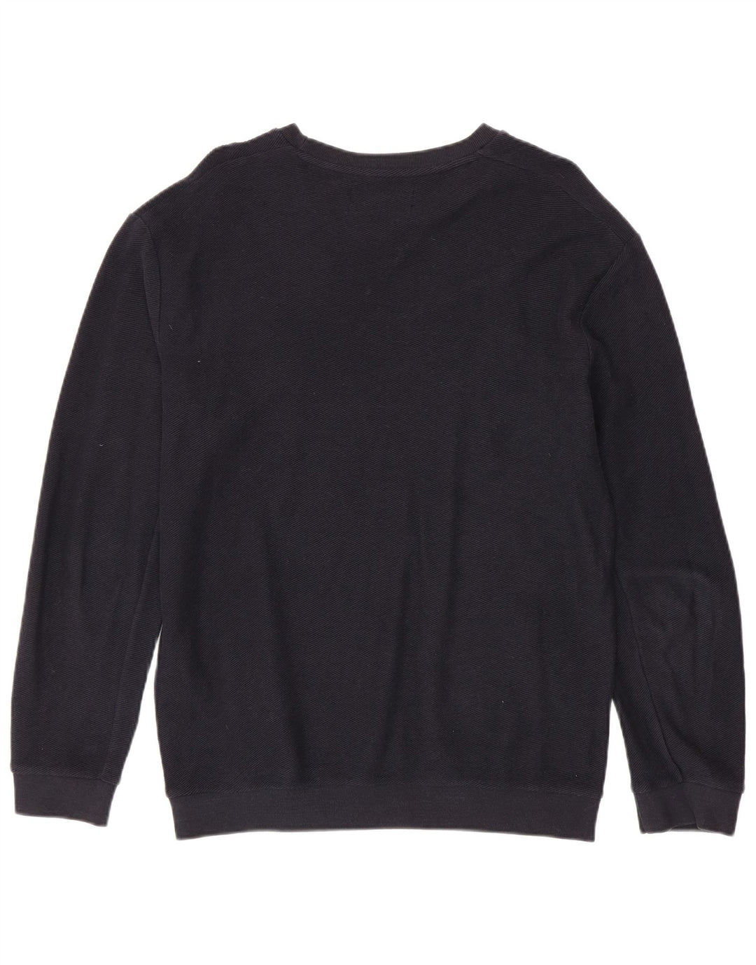 Męski sweter ZARA z okrągłym dekoltem XL, granatowy, bawełniany