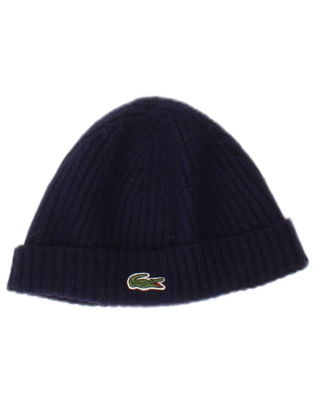 Czapka beanie męska Lacoste w jednym rozmiarze, granatowa, wełniana