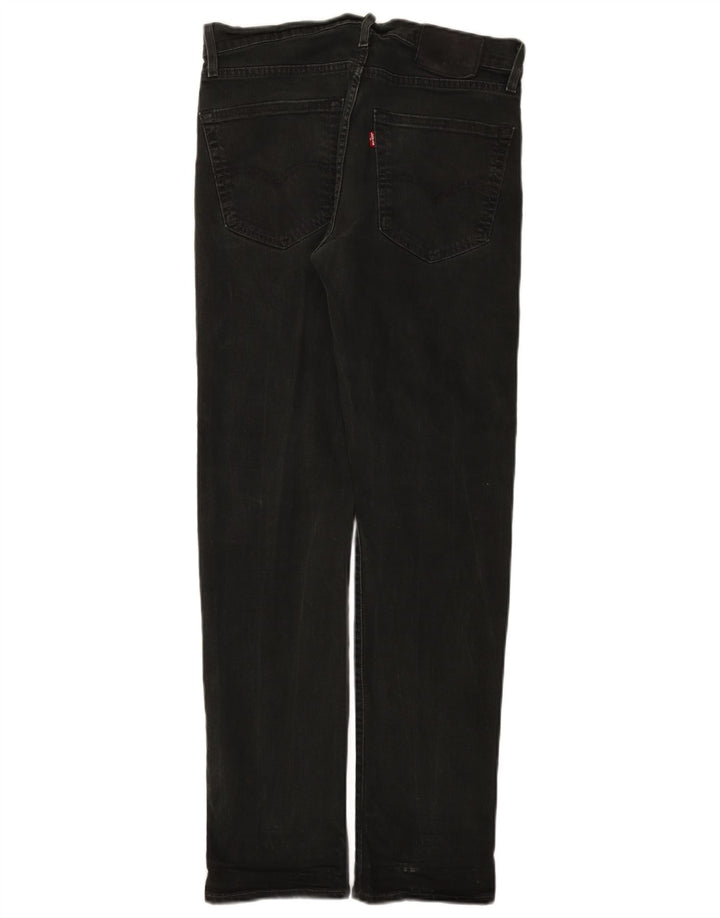 Męskie jeansy slim fit Levi's W30 L32 Czarna bawełna