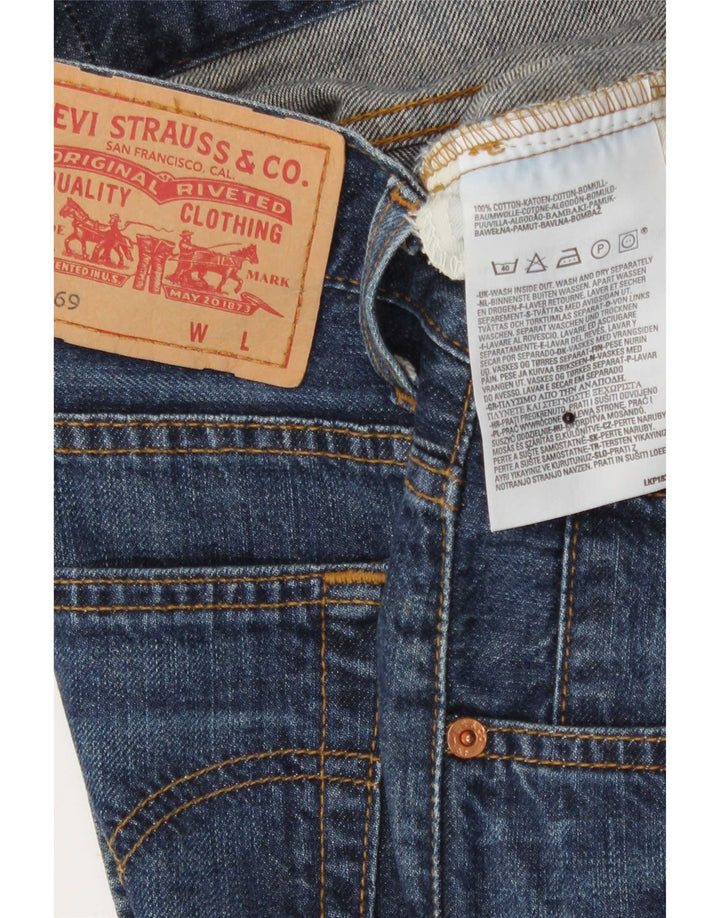 Damska spódnica dżinsowa Levi's 669 W28 Średni granatowy bawełniany