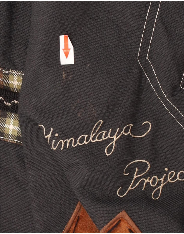 Męska kurtka narciarska z kapturem Magic Venture Relaxed Graphic UK 36 Small Grey Retro