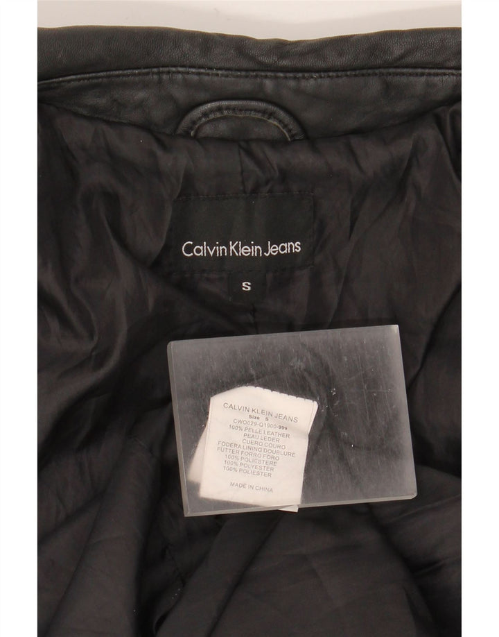 Damska marynarka zapinana na 1 guzik Calvin Klein Jeans UK 10, mała czarna