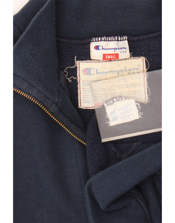 Damska bluza typu oversize CHAMPION z zamkiem błyskawicznym UK 10, mała granatowa