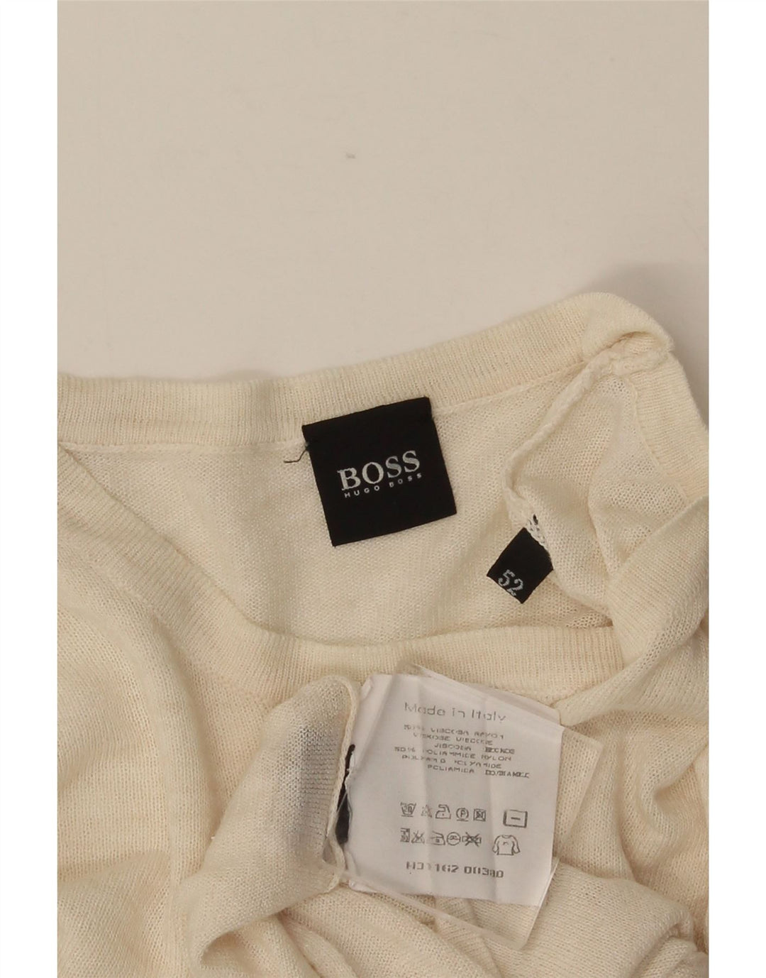 Koszulka męska HUGO BOSS Top IT 52 Large Beżowa Wiskoza