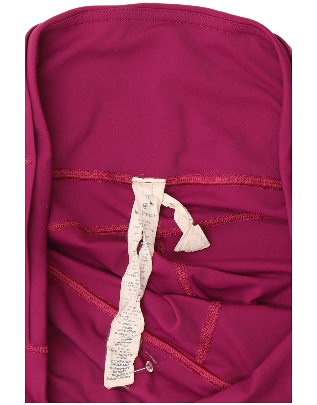 Damskie legginsy graficzne Lululemon UK 10 Small Pink Nylon
