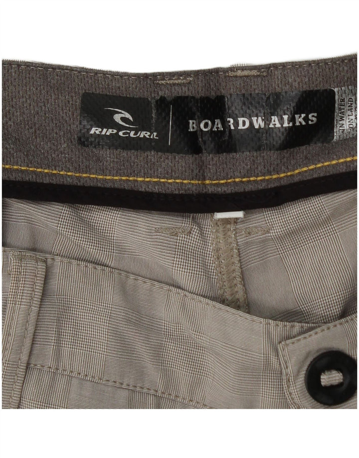 Męskie spodenki chino RIP CURL W38 XL w szarą kratkę