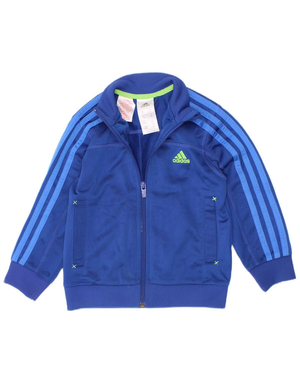 Kurtka chłopięca Adidas Dresowa Top 3-4 lata Granatowa Poliester