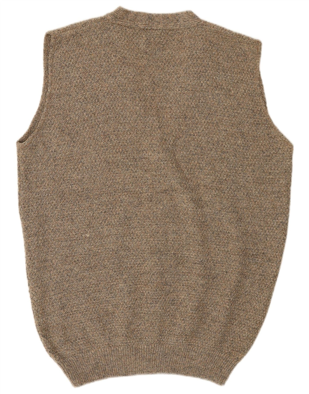 Męski sweter rozpinany bez rękawów C&A o luźnym kroju IT 46 Mały szary akryl