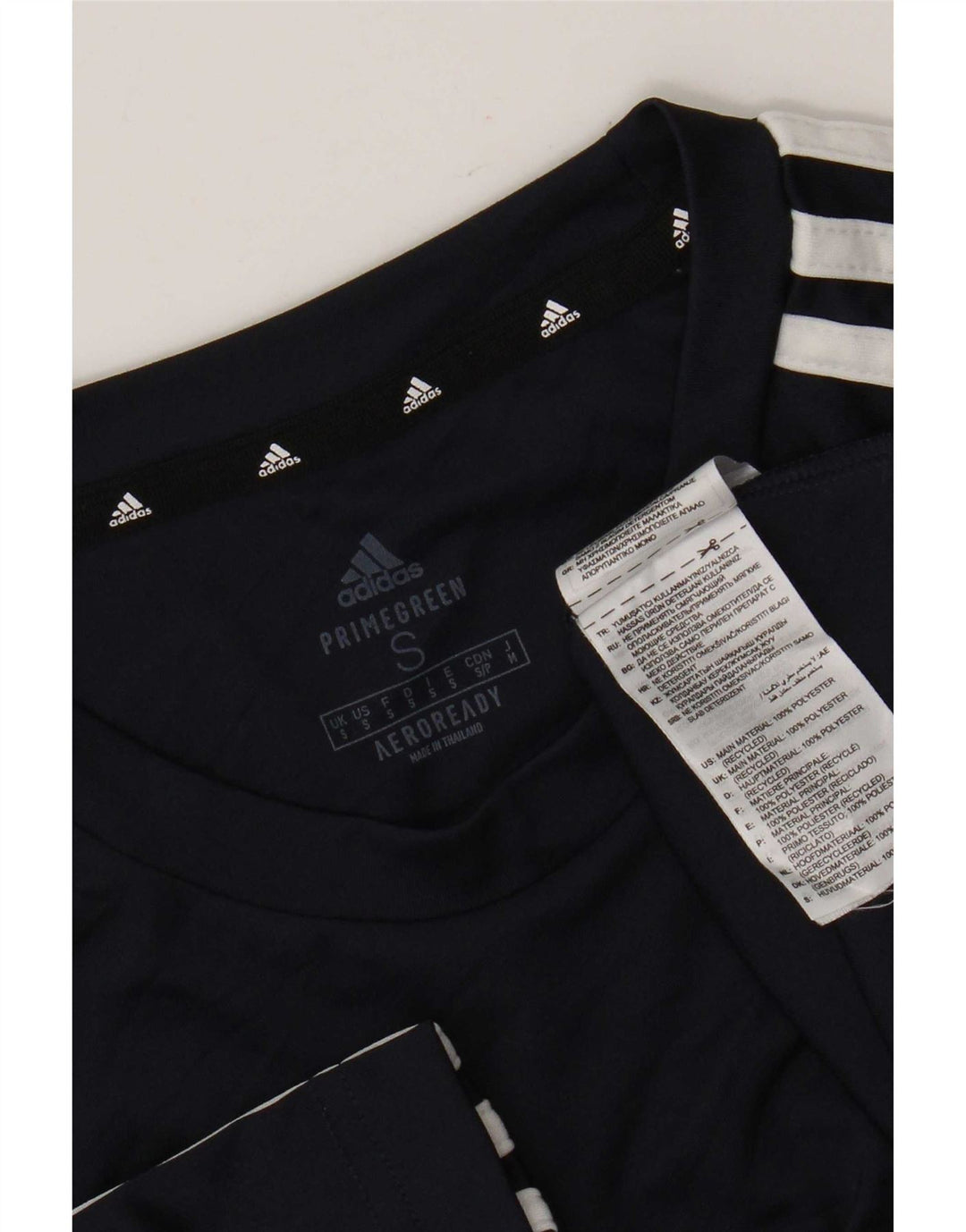 Koszulka męska Adidas Aeroready Top, mała, granatowa, z poliestru