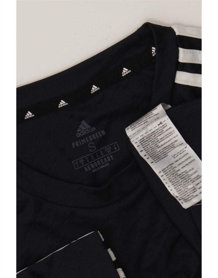 Koszulka męska Adidas Aeroready Top, mała, granatowa, z poliestru