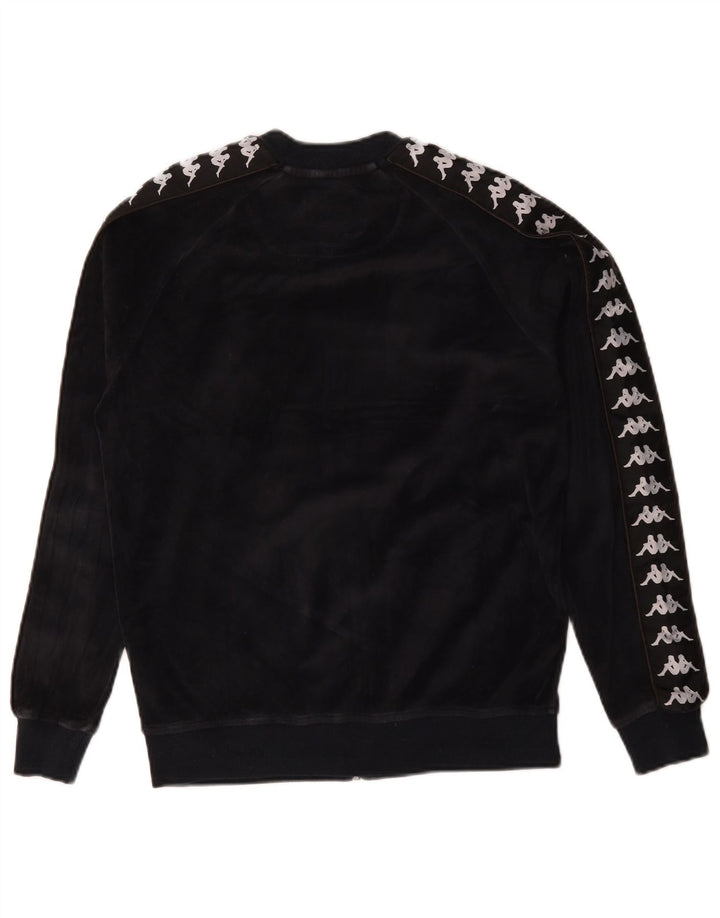 Damska bluza dresowa Kappa Oversized Graphic UK 14 Medium Black